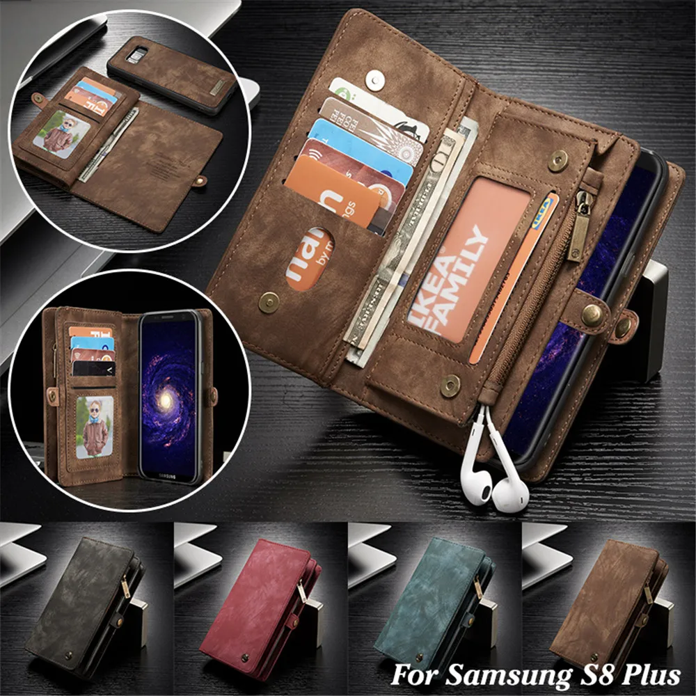 Кожаный чехол для samsung S8 S9 S10 плюс S10E S7 A20 A30 A40 A50 A70 A80 чехол-портмоне для iPhone XS Max XR X, 8, 7, 6, 6 S, Plus, чехол s