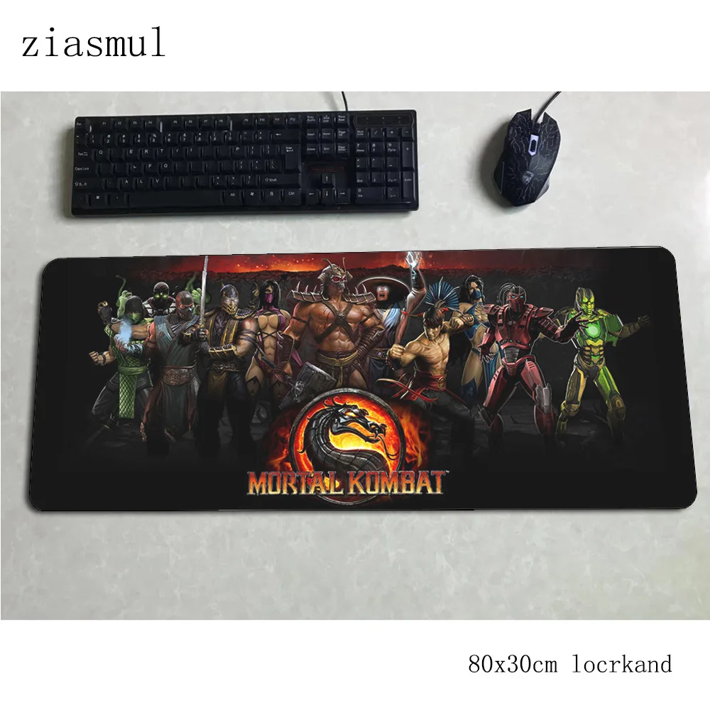 Mortal kombat padmouse 80x30 см игровой коврик для мыши Лидер продаж Коврик для мыши игровой компьютерный стол популярный коврик notbook mousemat pc