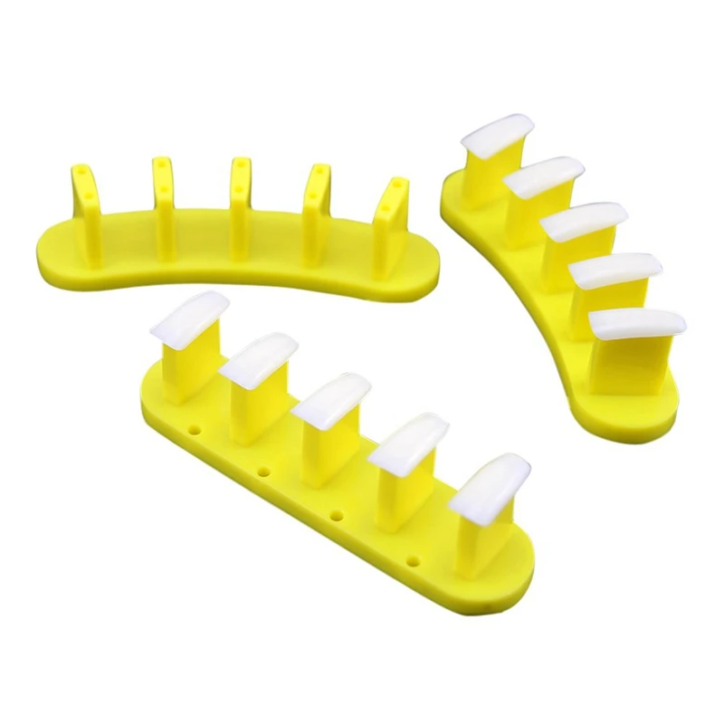 

3Pcs False Nail Art Tip Display Practice Base Frame Stand Polish Diy