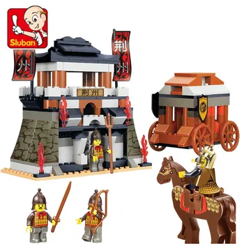 

SLUBAN 233Pcs Building Blocks Set Action & Toy Figures 3D Construction Brick Toys educational toys for children brinquedos