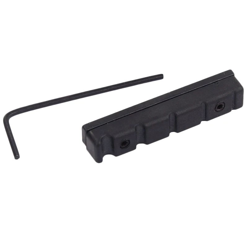 Регулируемый Pom гайка щелевая для 5 струн бас запасные части для гитары черный