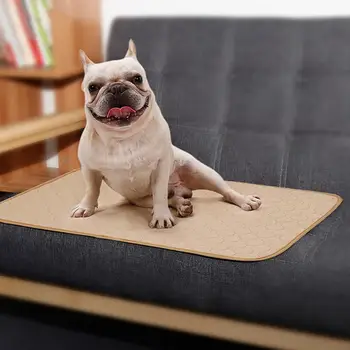 

1 pcs Reusable Dog Diaper Mat Washable Pet Urine Absorbent Pad Waterproof Puppy Cushion Pad Training Pad Car Seat Cover