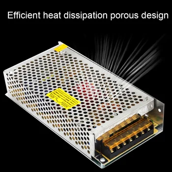 

Elisona 12V 10A 120W Switching Power Supply Transformer Adapter Converter for LED Strip Light CCTV Radio Computer Project