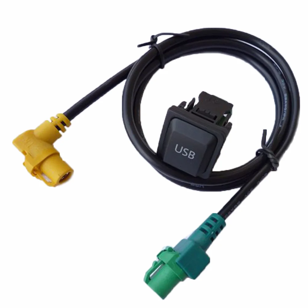 USB переключатель кабель черный управления для Гольф MK5 MK6/RCD510/RCD315 комплект