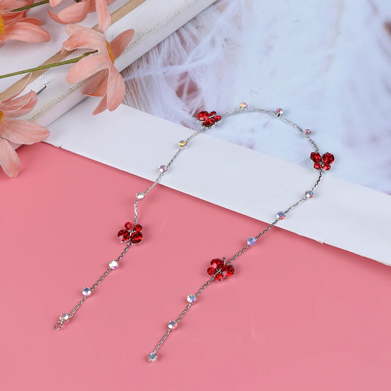 New Girl Hair Extension Rhinestone Tool Glitter braid hairpin Bridal Wedding Hair Accessories - Цвет: as picture