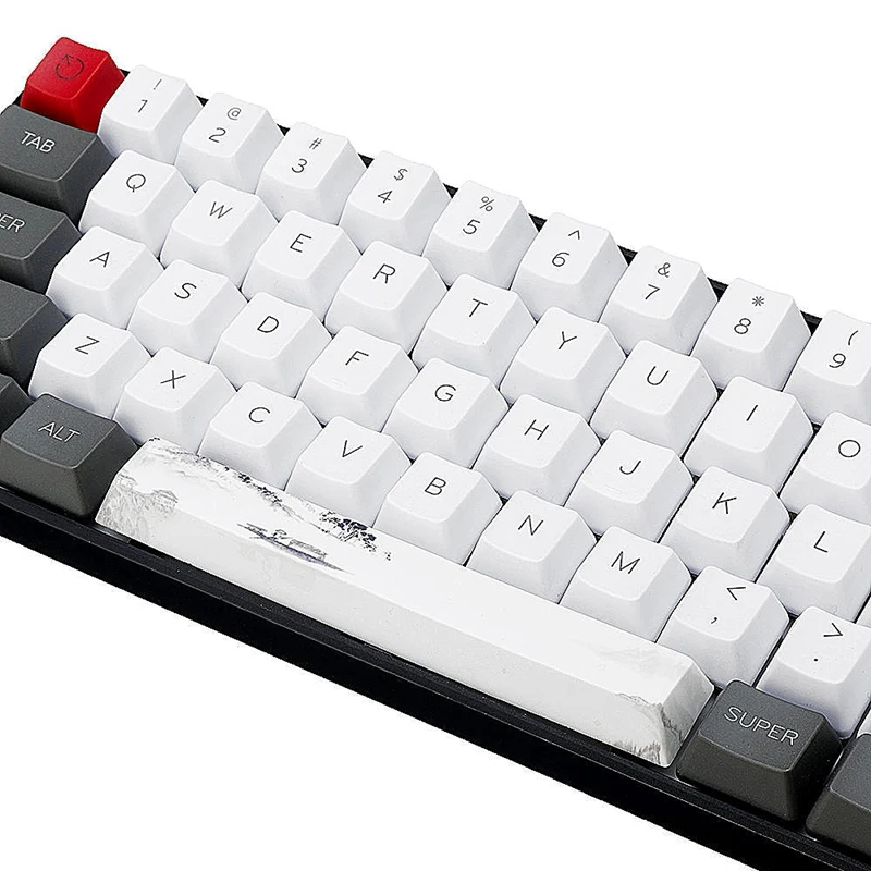 PBT Keycaps механическая клавиатура DIY Keycap(6.25U Space Keycap)-живопись чернилами