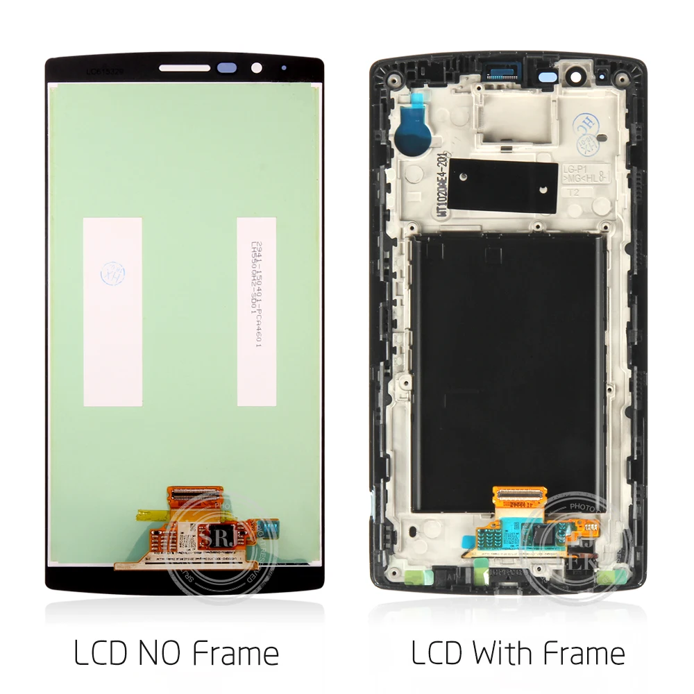 Srjtek 5 &quot2560*1440 двойной для LG G4 H818P ЖК панель с сенсорным экраном стекло рамкой
