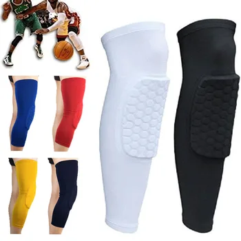 

1PCS Breathable Sports Football Basketball Knee Pads Honeycomb Knee Brace Leg Sleeve Calf Compression Knee Support Protection