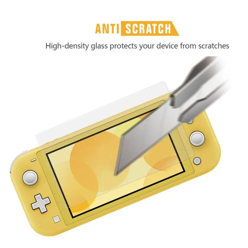 2 шт защита экрана от царапин защитная пленка из закаленного стекла для kingd Switch Lite игровая консоль игровые аксессуары