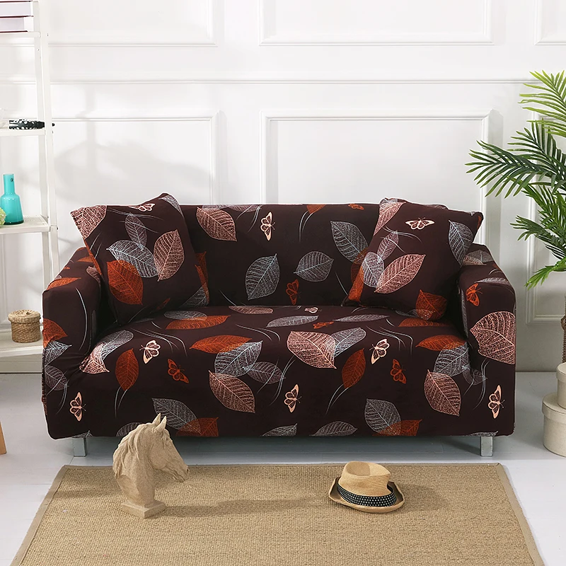 Геометрическое эластичное диванное покрывало с принтом Эластичный диван Чехлы для гостиной секционный диван один/два/три/Четыре местный - Цвет: Color 17