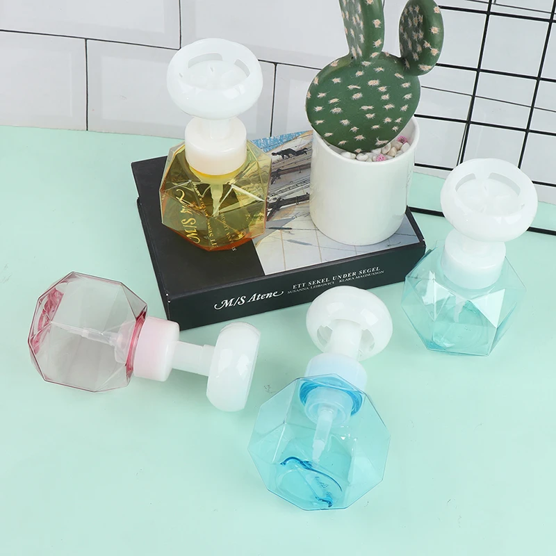 New Hot Cute Petal Mousse Foam Hand Soap Flower-shaped Sanitizer 250/300ML Press Washing Soap Dispenser For Kids Adult