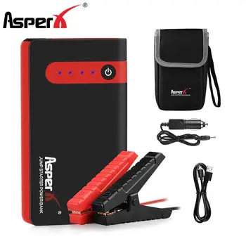 

AsperX 10000mAh Car Jump Starter Fast Booster Car Starter Battery Emergency Power Bank Charger for Vehicle 12V Port LED Light