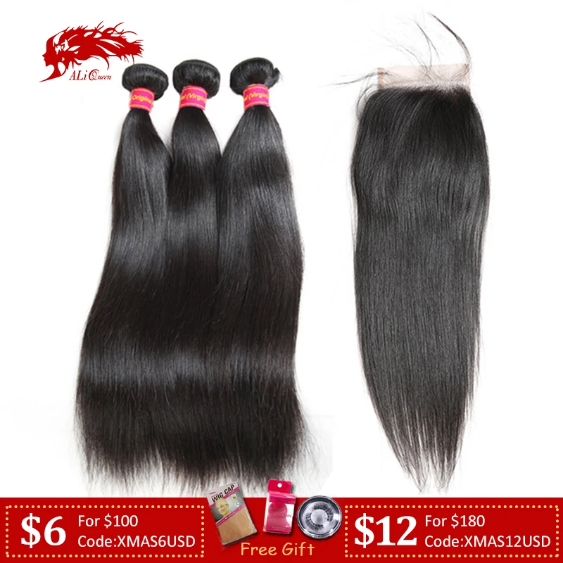 Brazilian Straight Virgin Hair Bundles With Transparent Hd Swiss