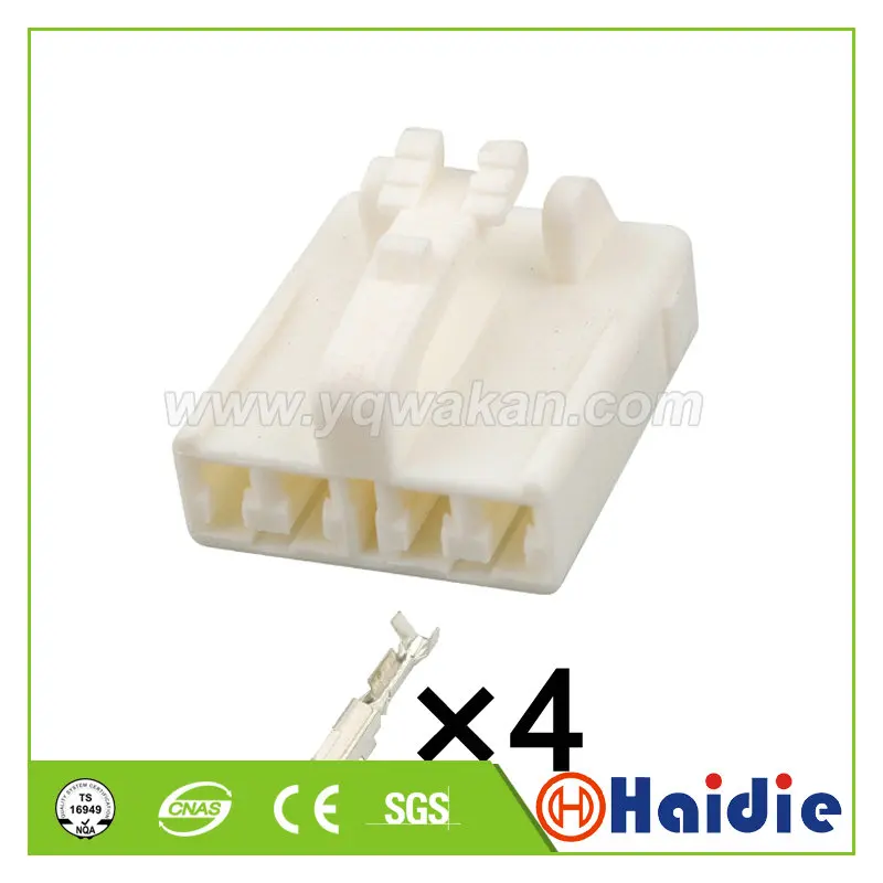 Free shipping 2sets KET 4pin electric plastic housing plug MG 651038 wiring harness cable