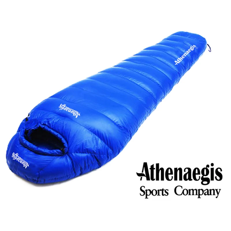 Athenaegis 1500G White Goose Down Filling Can Be Spliced Mummy Ultra-Light Goose Down Sleeping bag