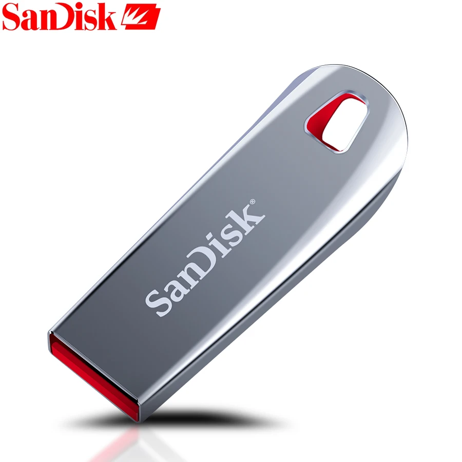 Sandisk USB 2,0 мини Usb флэш-накопитель USB флешка флэш-диск 16 ГБ 32 ГБ 64 ГБ Бесплатный Шнур Z71 металлический дешевый