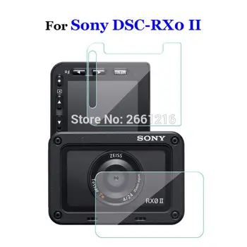 

1Pcs For Sony DSC-RX0 II RX02 RX0M2 Soft Transparent Tempered Glass Back Camera Lens And LCD Screen Protector Film LX9A