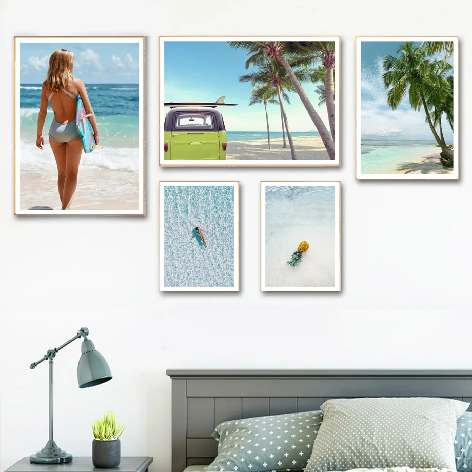 Download Surf beach room decor ideas Desktop Wallpaper Free