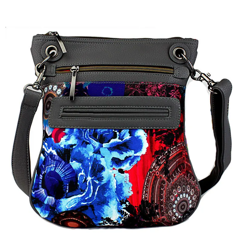 Новая модная женская испанская сумка известных брендов, лоскутные сумки на плечо, женские кожаные сумки, Женская дорожная сумка - Цвет: A002