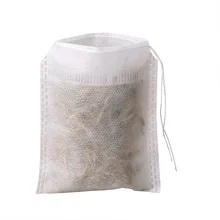 400 шт./лот, чайный пакетик 6X8 см, пустые ароматизированные чайные пакетики со струной, фильтрующая бумага для травяной листовой чай Bolsas De Te