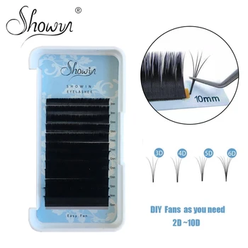 

Easy Fanning Easy Fans 3D Silk Bloom Eyelash Extensions 1 Second Easy To Fan Lashes Auto Fan New Arrived Automatic Flower Lash