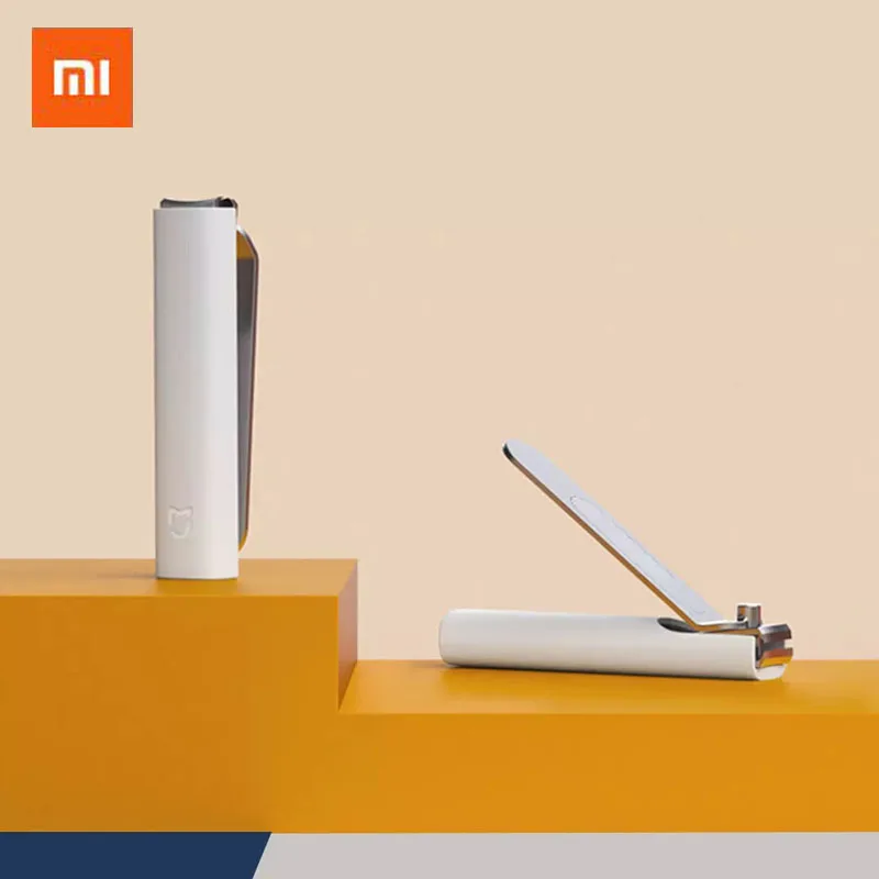 Xiaomi Mijia кусачки для ногтей с защитой от брызг, острый прочный корпус для хранения с защитой от брызг из нержавеющей стали, улучшенная матовая текстура