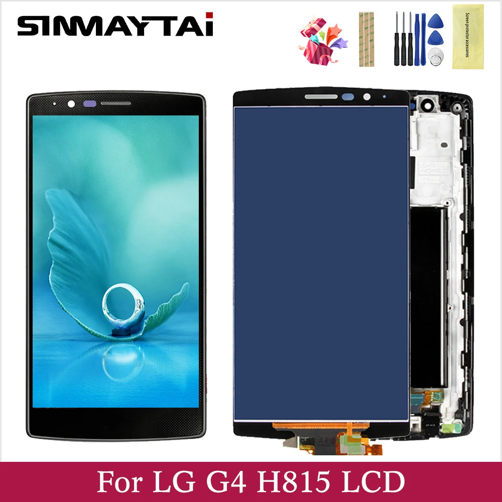 For 5.5" LG G4 LCD Display Screen Frame+Touch Screen Panel Digitizer Replacement For H810 H811 H812 H815 VS986 F500L US991 LS991|Mobile Phone LCD Screens| - AliExpress