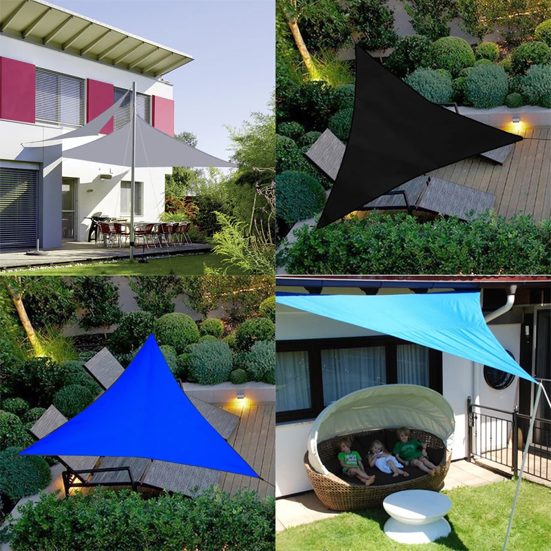 Водонепроницаемый солнцезащитный треугольный тент защита от солнца наружный