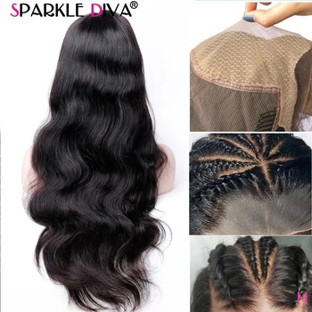 

Fake Scalp Wig 13X4 Lace Front Human Hair Wigs Body Wave Lace Front Wig Pre Plucked 150% Density Remy Human Hair Wigs For Women