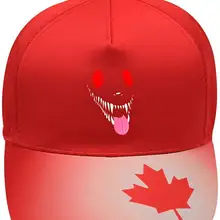 Унисекс волк бейсболки хлопчатобумажная ткань регулируемые канадские элементы наружные Шляпы красный