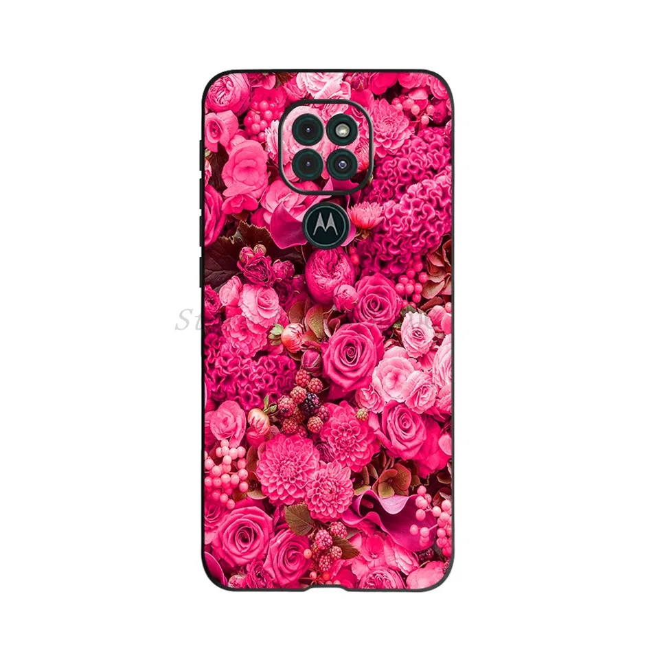 Floral Printed Soft Silicone Phone Cover