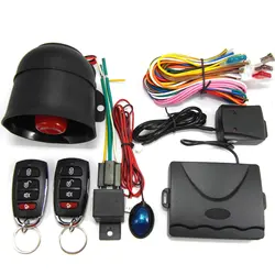CHADWICK sistema de alarma unidireccional para coche, dispositivo con sirena para vehículo de 12V CC, con sistema de cerradura de puerta Central, 802B 8101