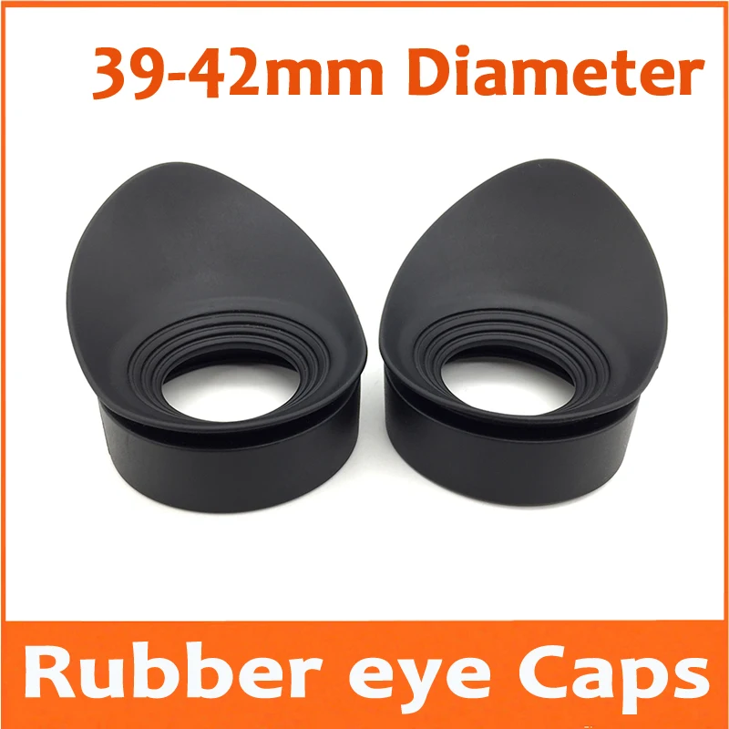 2pcs40mm3942mmRubberEyepieceEyeShieldEyeGuardsEyeCapsTelescopeBinocularBiological