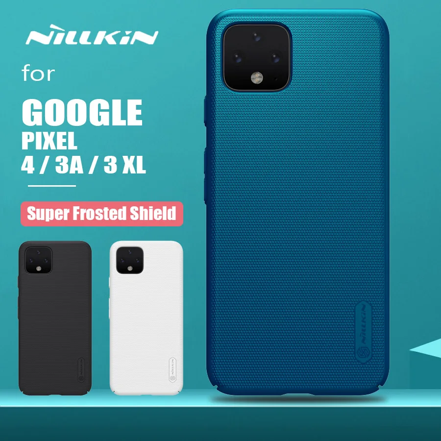 Для Google Pixel 4 3A 3 XL чехол Nillkin Супер Матовый щит ультра-тонкий PC задняя крышка чехол для телефона для Google Pixel 4 3A 3 XL чехол