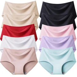 Elegant Comfort Women's Seamless Silk Satin Panties - 10 Pack - XXXL (Set 15)