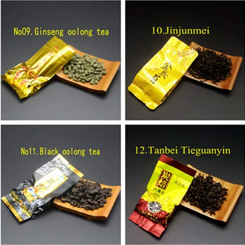 16 разных ароматов Китайский чай включает в себя молоко Oolong Pu erh травяной цветок