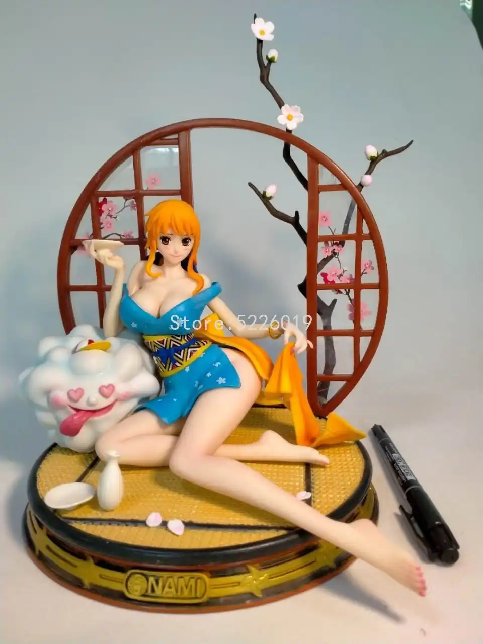 26 センチメートルワンピースアニメフィギュアf3 飲酒ナミセクシーなアニメのフィギュアワンピース殺到旗ダイヤモンド船ナミアクションフィギュアモデルおもちゃ Null Aliexpress