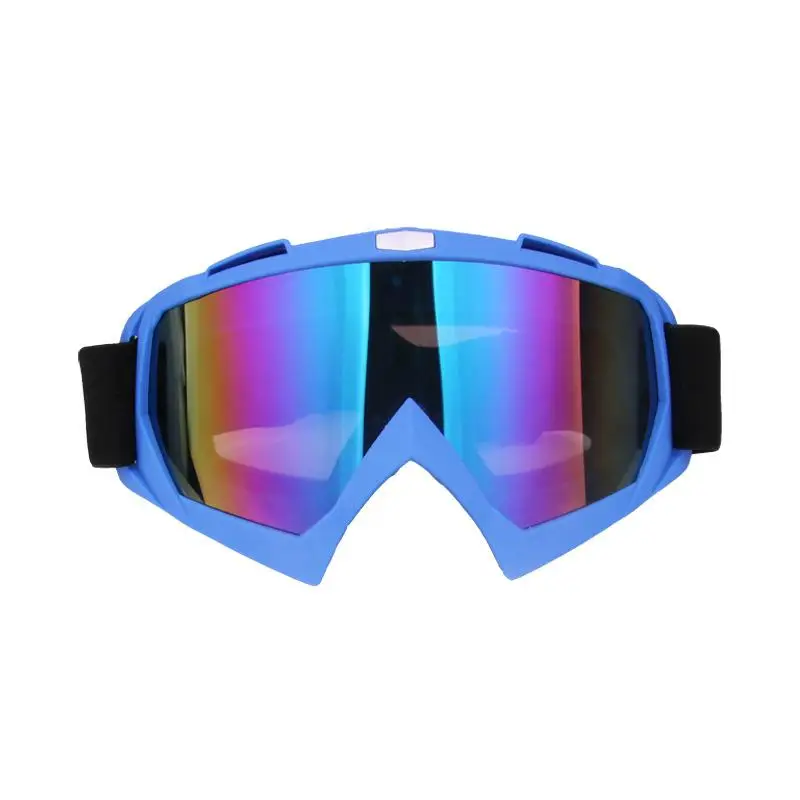 Очки для мотокросса Dirtbike Gafas, гоночные очки, очки для езды на мотоцикле, очки для катания на лыжах, катания на коньках, очки, снаряжение, очки - Цвет: Blue color lens