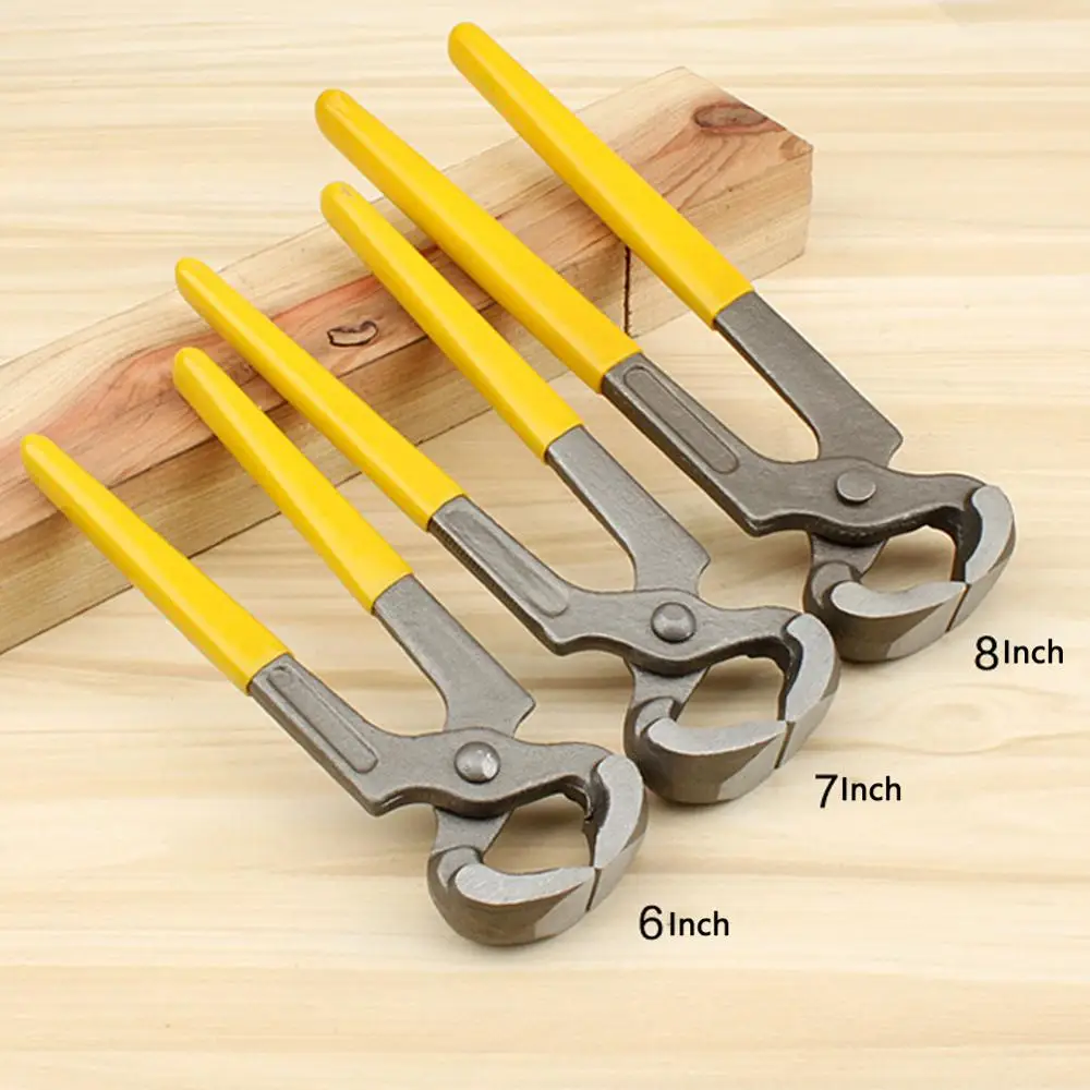 

Carbon Steel Nail puller Pliers 6/7/8 Inch Pincers Home Repair Hand Tools For Electricians Woodcraft Pulling Nail Out