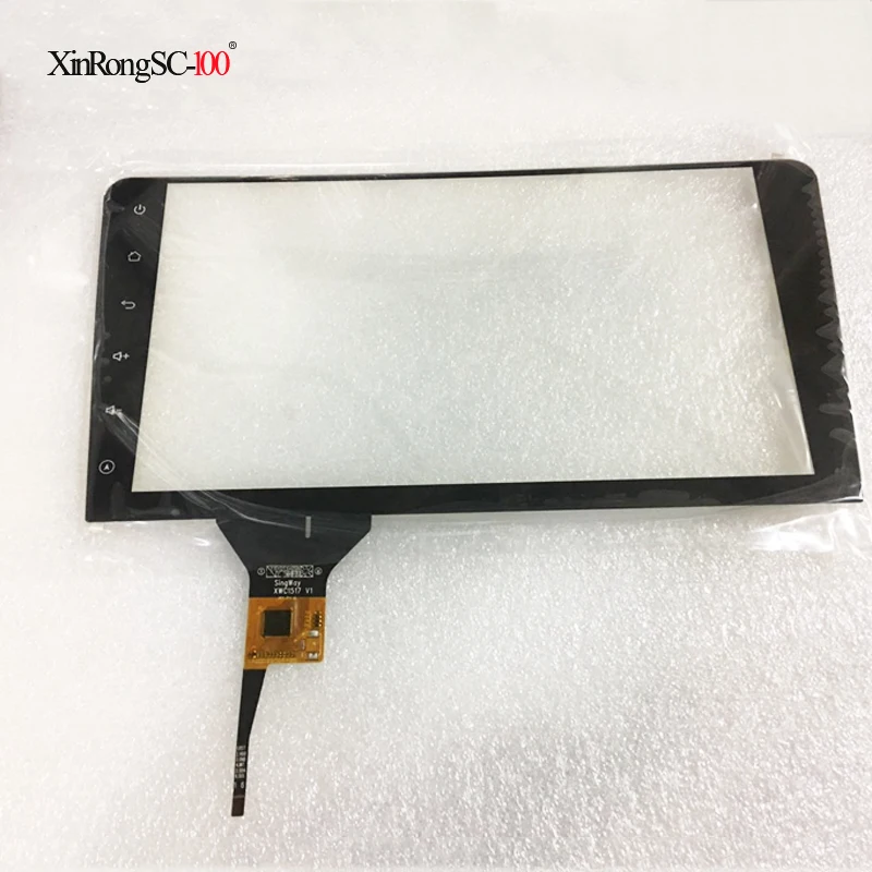 

10,1 дюймовый 10,2 дюймовый емкостный сенсорный экран дигитайзер 6-контактный для автомобильной навигационной сенсорной панели android XWC1517 V1