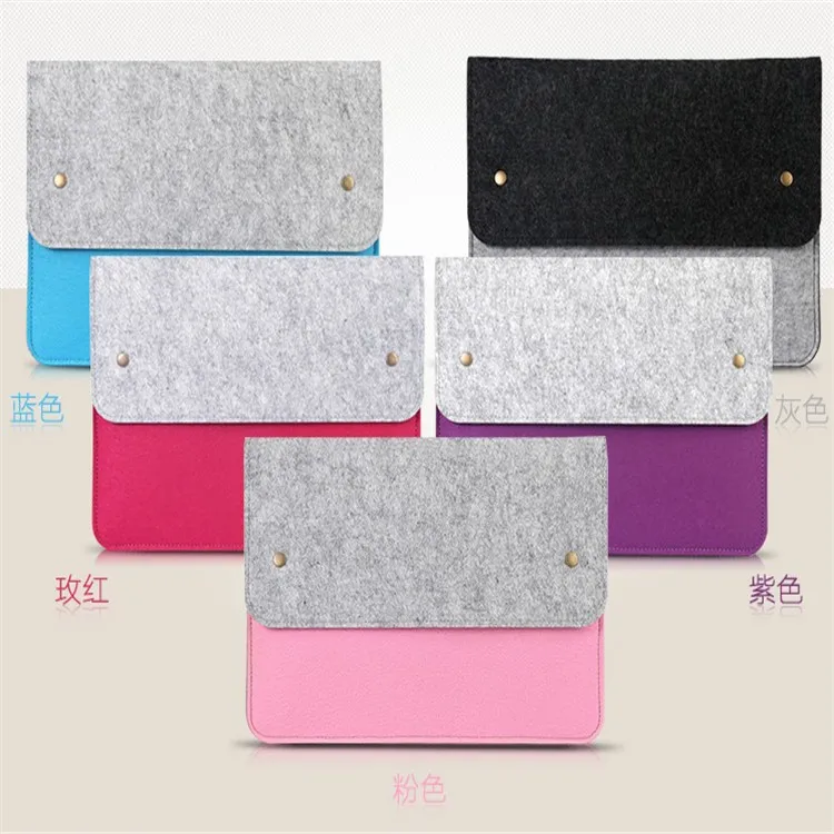 

Color Hand Felt Computer Bag Business Business Trip Office Felt Handbag