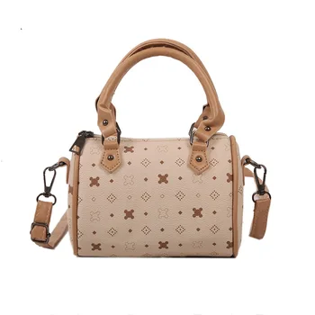 

Printed Bag Fashion Atmosphere Mini Bag Female Style Fashion Korean Style All-match Messenger Bag Western Purses and Handbags