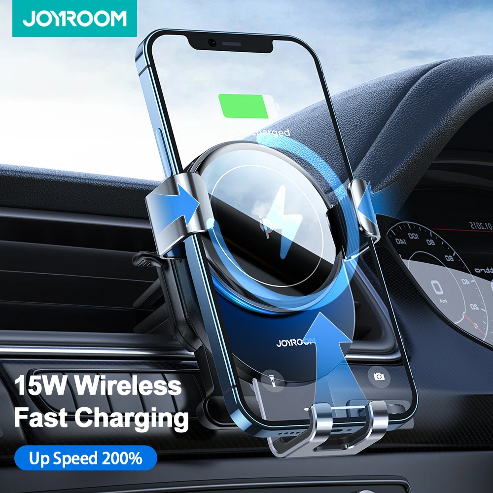 Wireless Car Charger Phone Holder 15W Fast Car Charger Mount Gravity For iPhone12 11 Pro Max Mini XR Sumsang Note 20 S9 S10 S20