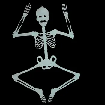 

Luminous Movable Skull Halloween Horror Glow Skull Evil Party Favors Party Supply Halloween Decoration