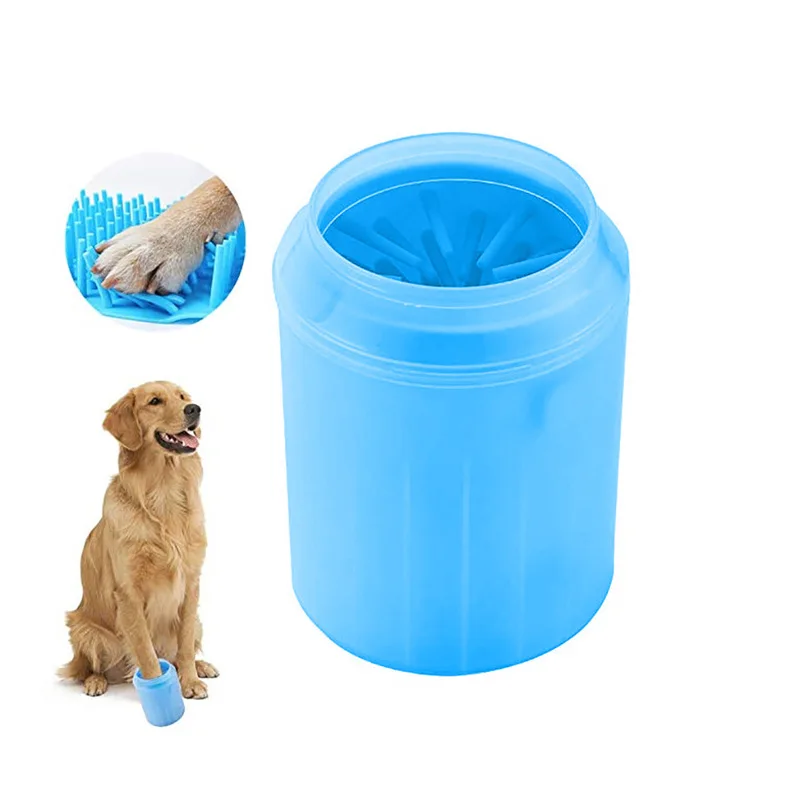 

Dog Paw Cleaner Cup for Small Large Dogs Pet Feet Washer Portable Pet Cat Dirty Paw Cleaning Cup Soft Silicone Foot Wash Tool