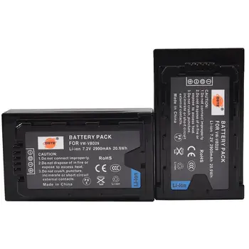 

DSTE 2PCS VW-VBD29 Camera Battery for PANASONIC AJ-PX298MC HDC-MDH2GK Camera