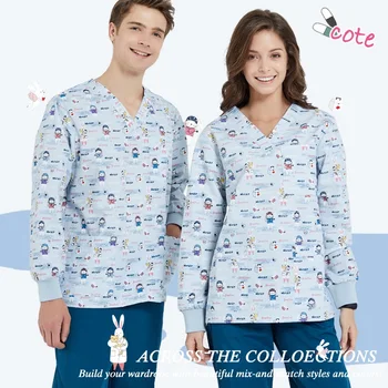 

2020 New Classical Hospital Doctor Scrub Set,Woman Man Medical Uniforms.