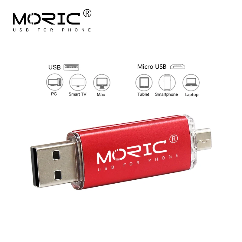 Флеш накопитель Usb 2020 2 в 1 OTG флэш USB 64 ГБ 4 8 16 32 128 256 ГБ|USB флэш-накопители| |