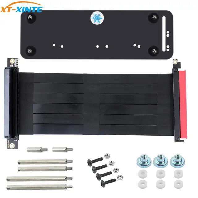 $US $16.99  PCI-E 3.0 16X Graphics Card Vertical Kickstand Base Bracket High Speed PCIE Riser Extension Cable D