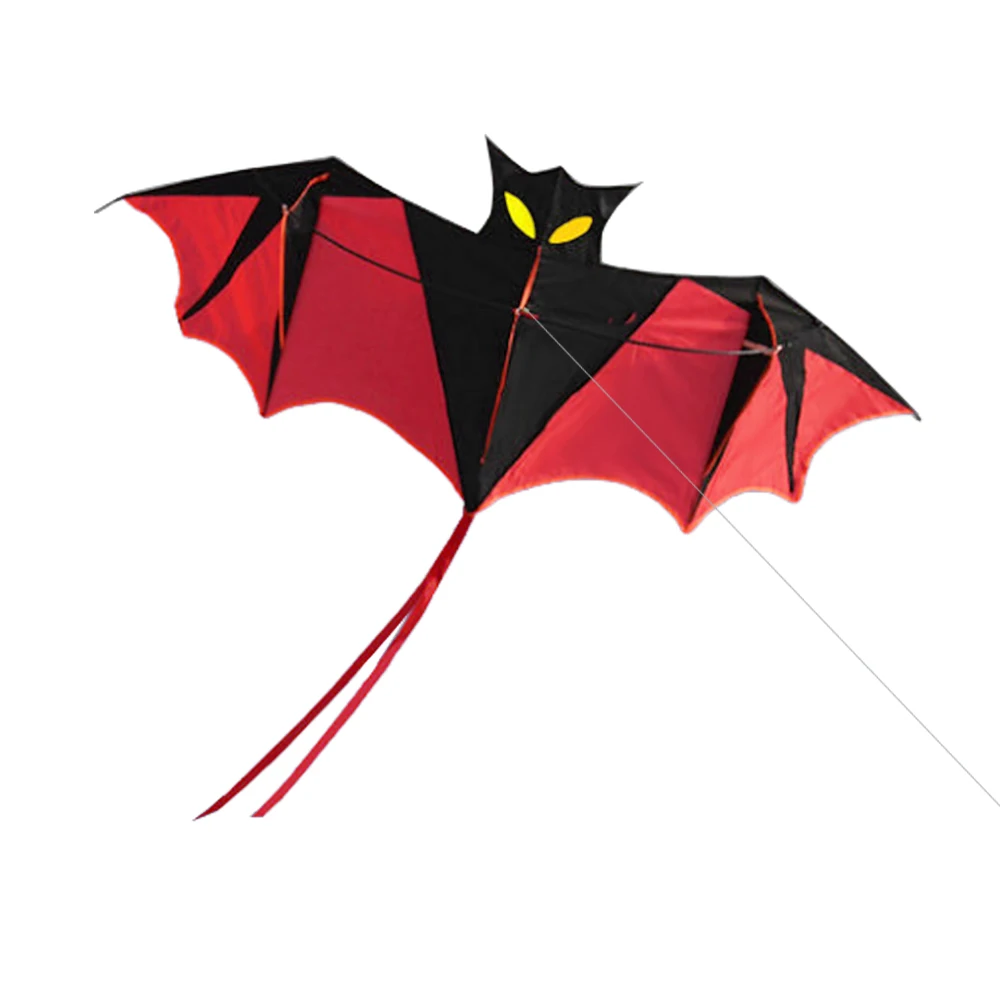 

180cm Red Bat Power Kite with Handle and 30m Single Line Flying Kite for Kids and Adults Outdoor Beach Sports Fun